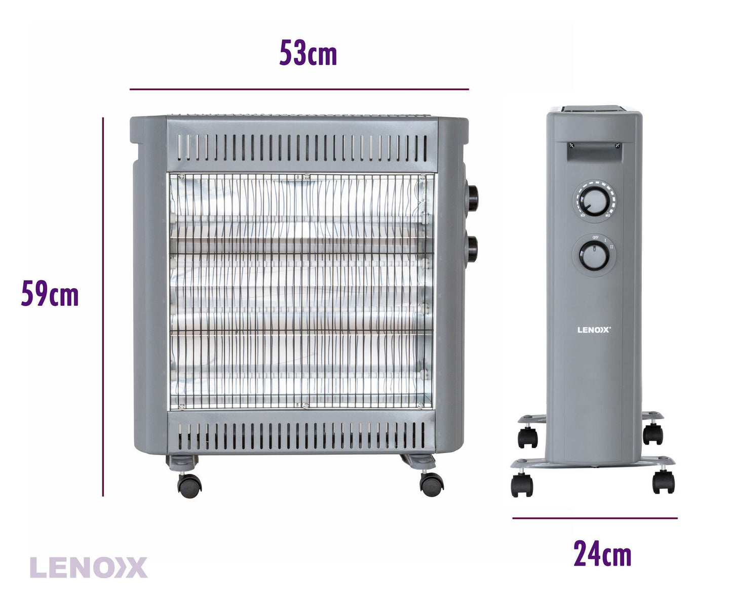 Lenoxx 2200W Quartz Infrared Radiant Heater