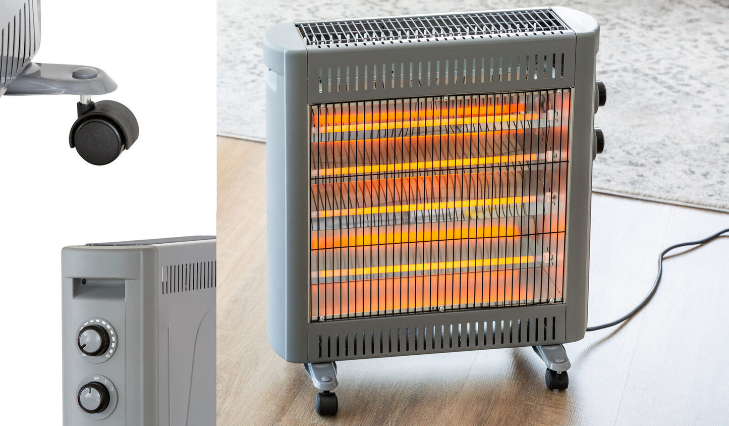 Lenoxx 2200W Quartz Infrared Radiant Heater