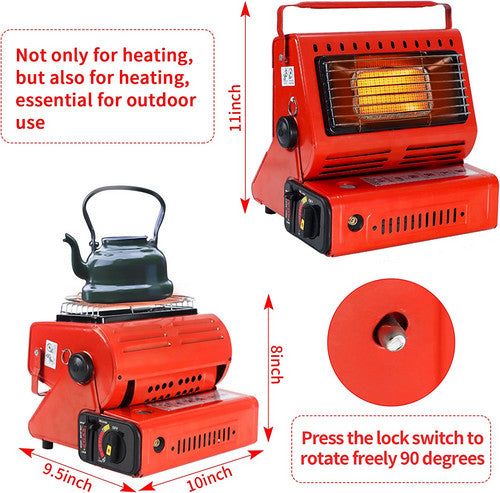 Portable Butane Gas Heater & Cooker
