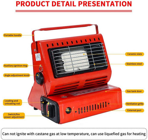 Portable Butane Gas Heater & Cooker