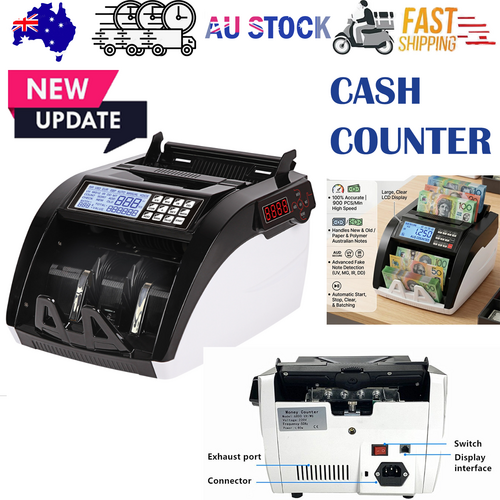 Australian Note Bill Money Counter Machine