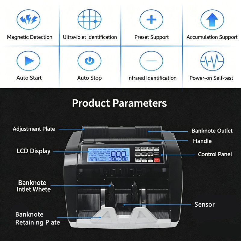 Australian Note Bill Money Counter Machine