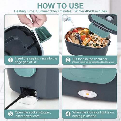 2-in-1 Electric Lunch Box - AU Plug