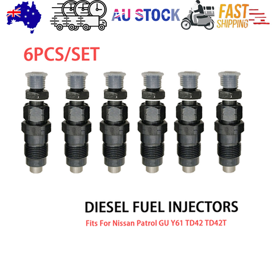 Diesel Fuel Injectors - 6 Pack