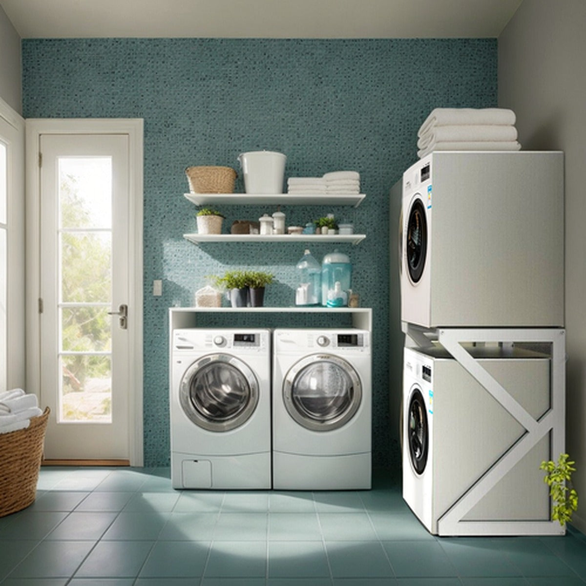 Front Load Washer & Dryer Stand