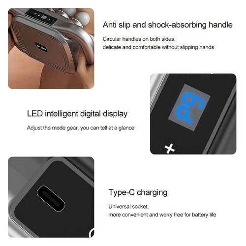 16-Head Fascia Massage Gun - AU Plug