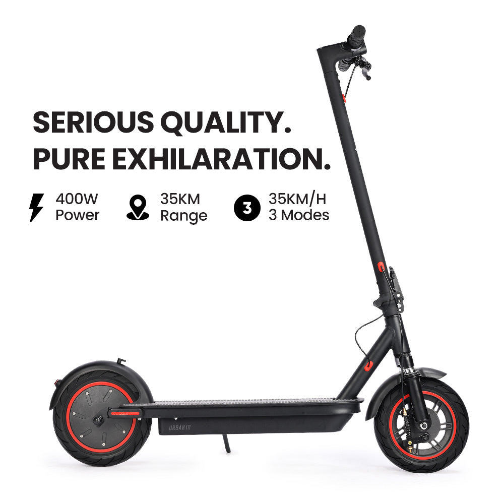 ALPHA Urban 10 Electric Scooter - Black