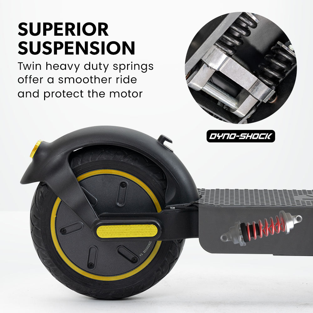 VALK Synergy 7 Electric Scooter 500W - Black/Yellow