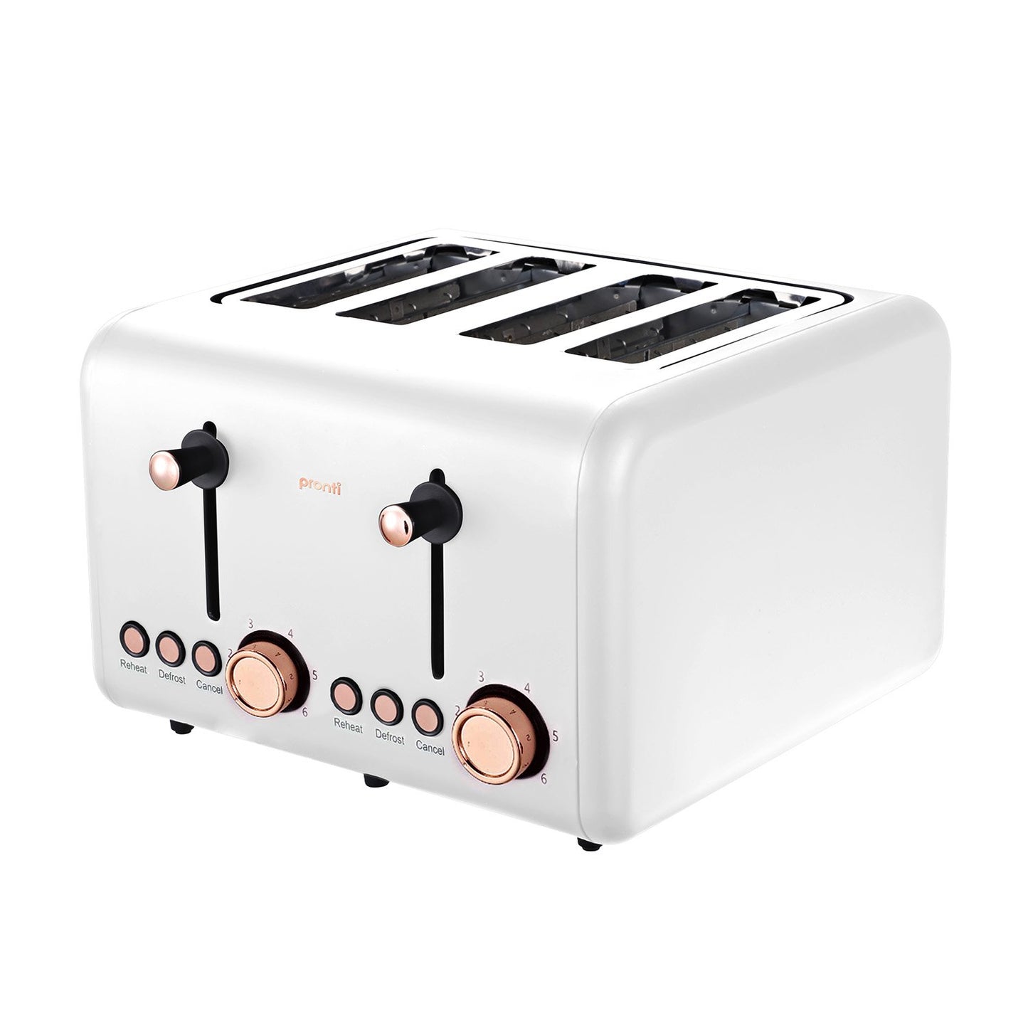 Pronti Toaster & Kettle Bundle - White