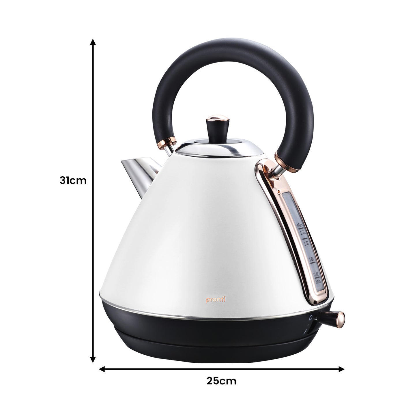Pronti Toaster & Kettle Bundle - White