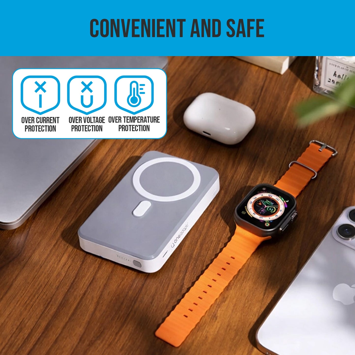 OneAdaptr OneGo 5-in-1 MagSafe Power Bank