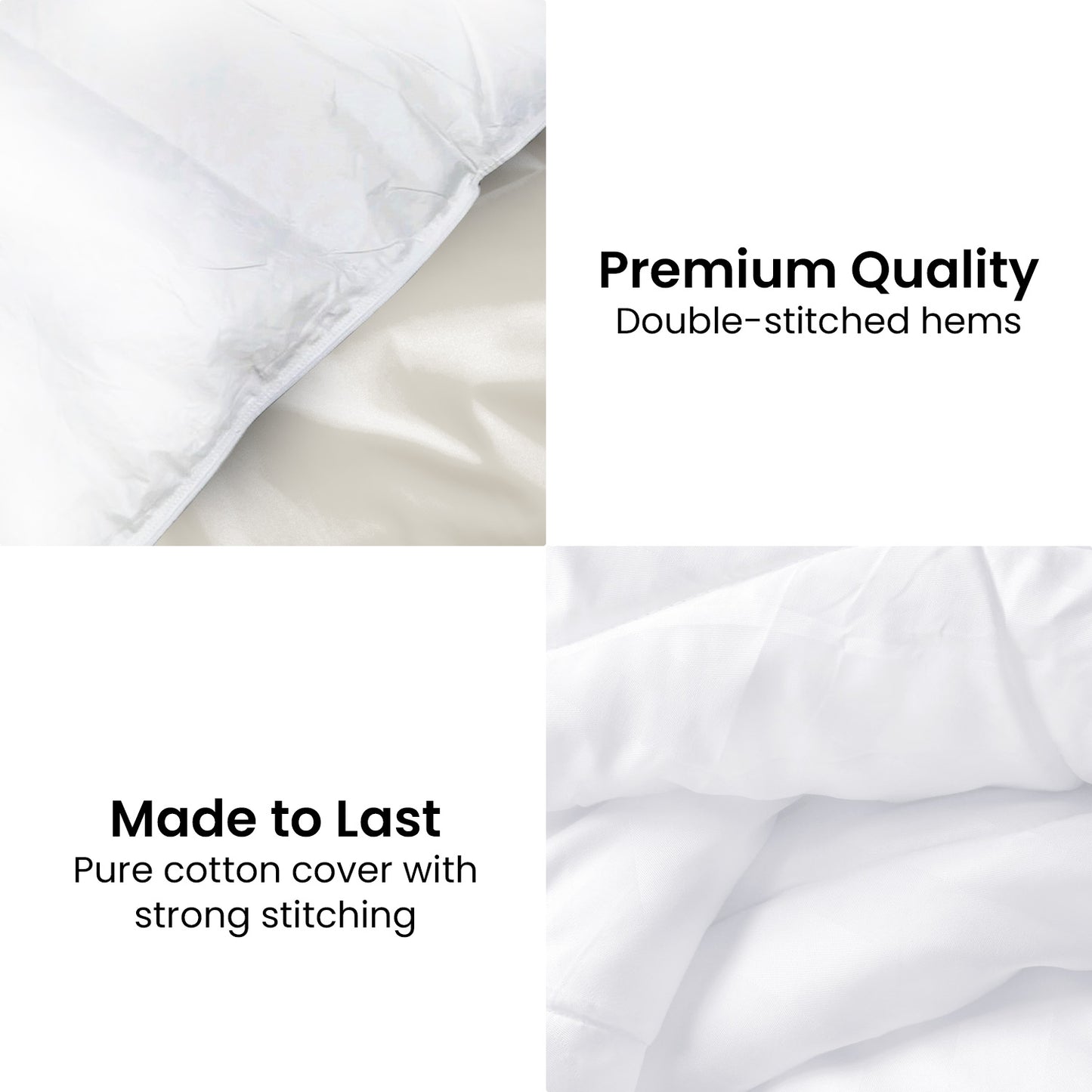 500GSM Doonas Feather Down Quilt Comfort Duvet - Queen
