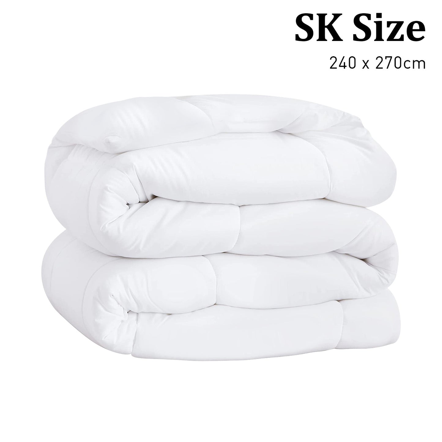 500GSM Doonas Feather Down Quilt Comfort Duvet - Super King