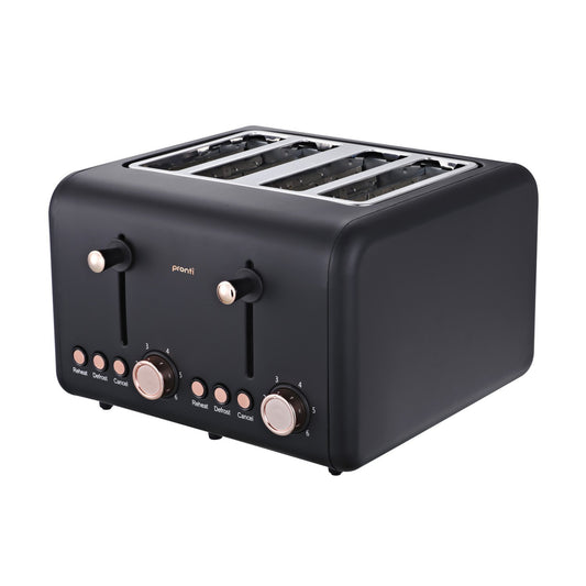 Pronti 4-Slice Toaster - Black