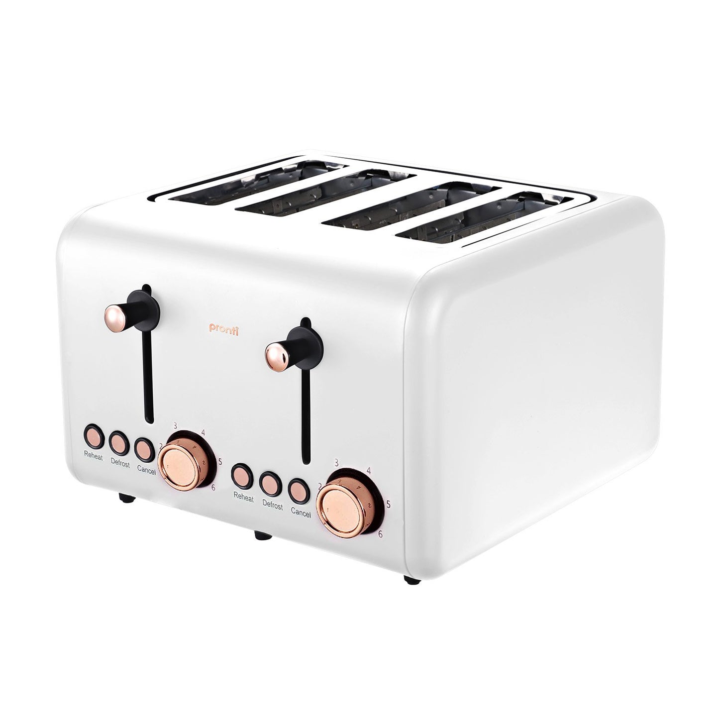 Pronti 4-Slice Toaster - White