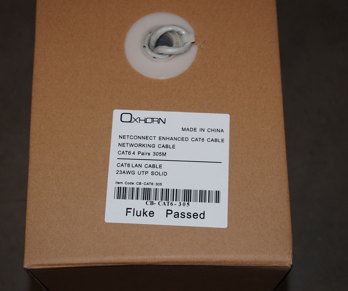 OXHORN Cat6 Network Cable Roll 305m