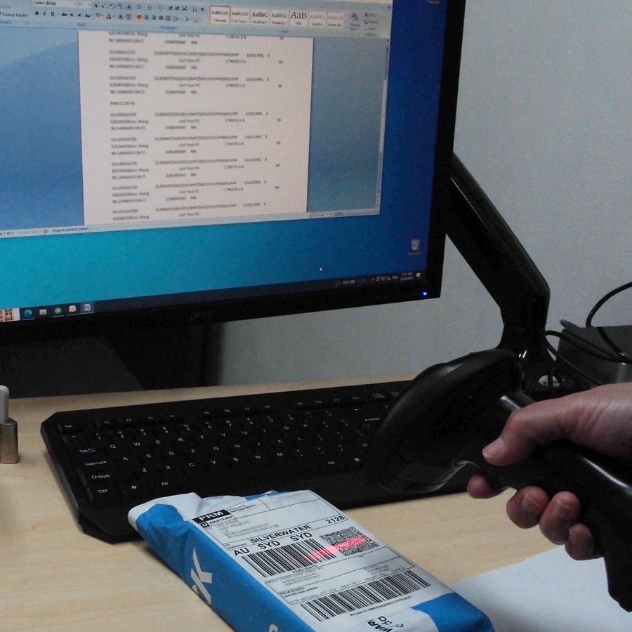 OXHORN UB-D201 Wireless 2D Barcode Scanner