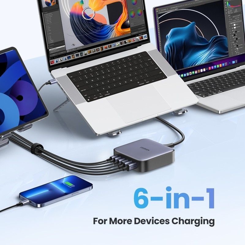 UGREEN Nexode 200W 6-Port GaN Desktop Charger