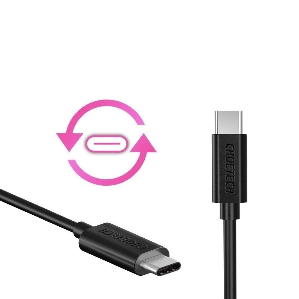 CHOETECH USB-C to USB-C Cable 2m - Black