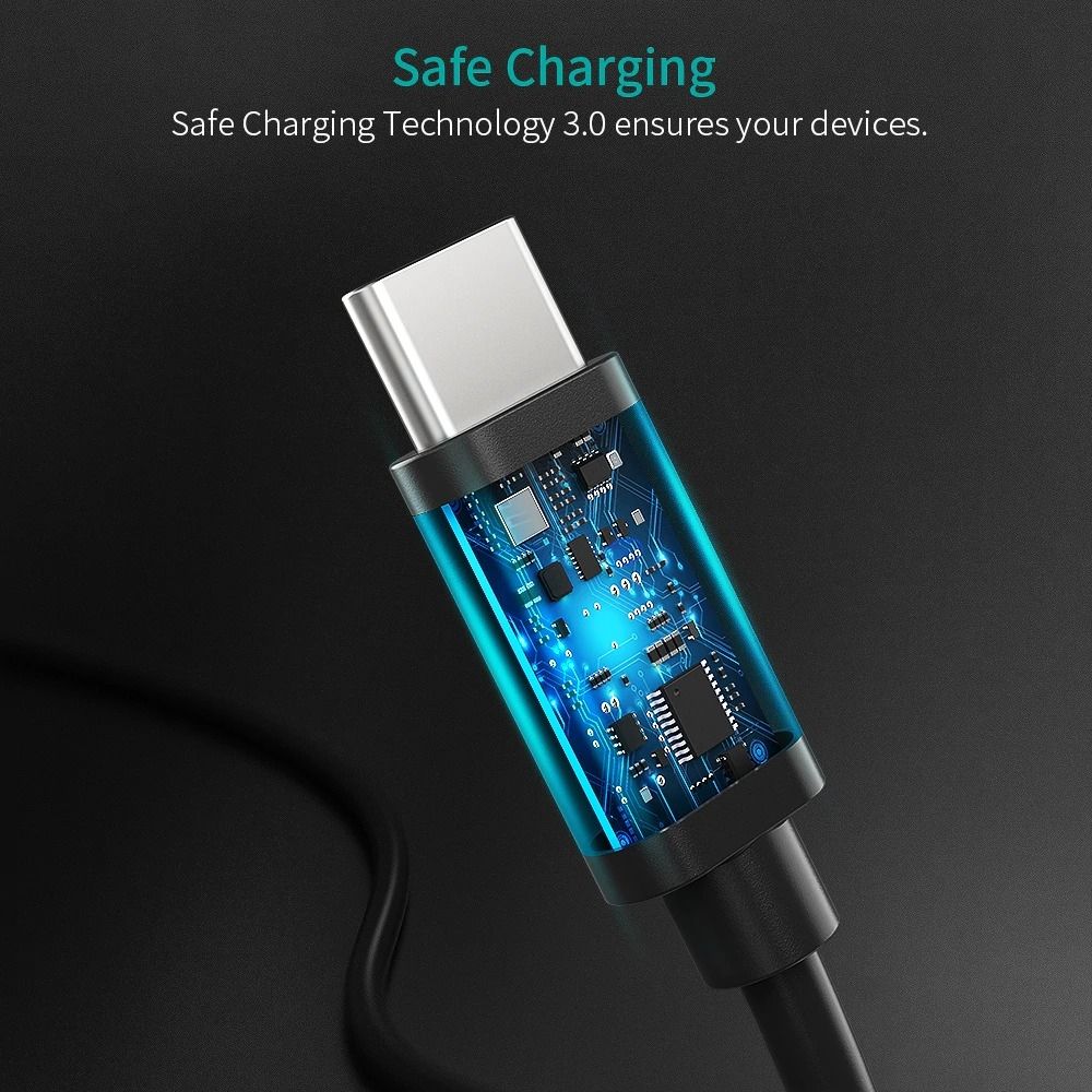 CHOETECH USB-C to USB-C Cable 2m - Black