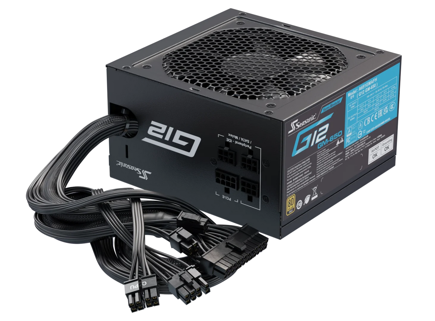 Seasonic G12 GM-650 650W Gold PSU