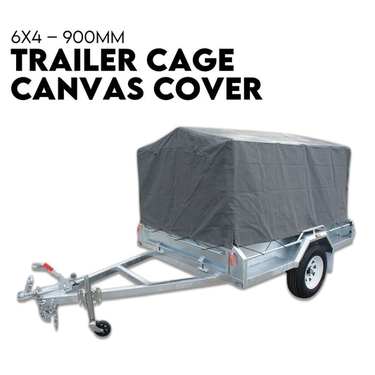 6x4 Box Trailer Cage Canvas Cover - 900mm