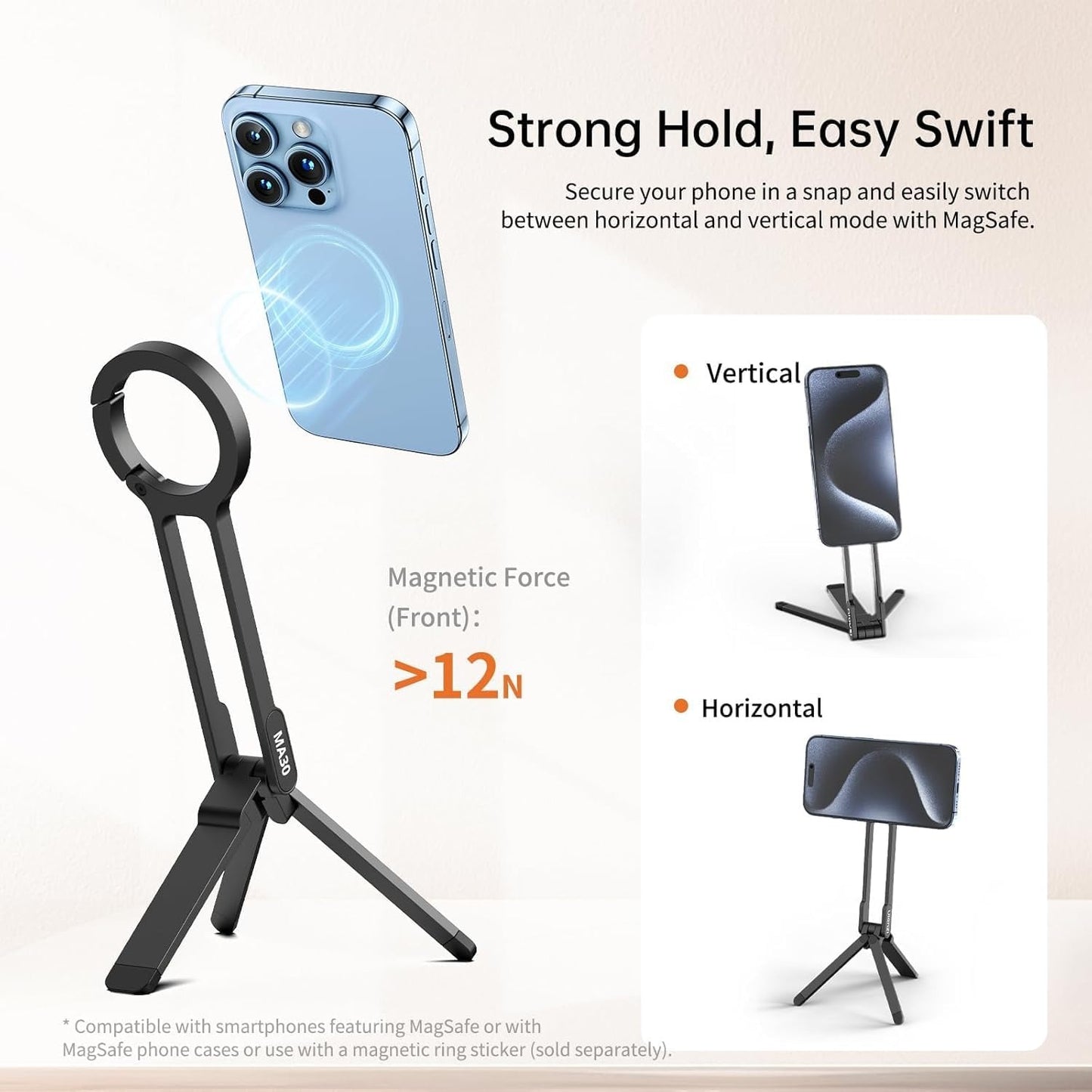 ULANZI MA30 MagSafe Phone Tripod - Grey