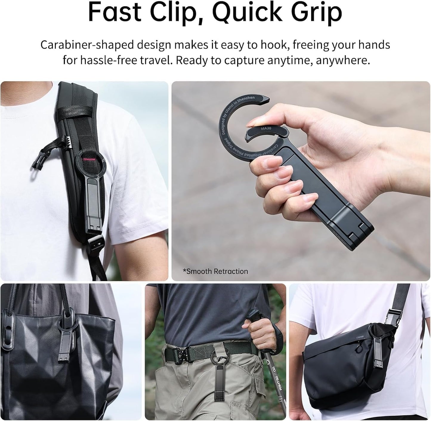 ULANZI MA30 MagSafe Phone Tripod - Grey