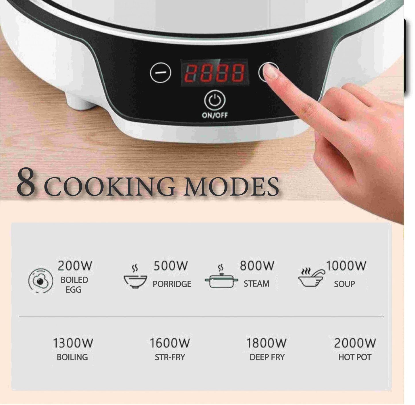 Kylin Portable Induction Cooker - AU-K4092