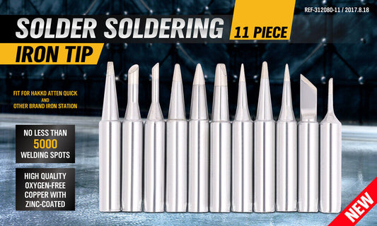Soldering Iron Tips - 11 Piece Set