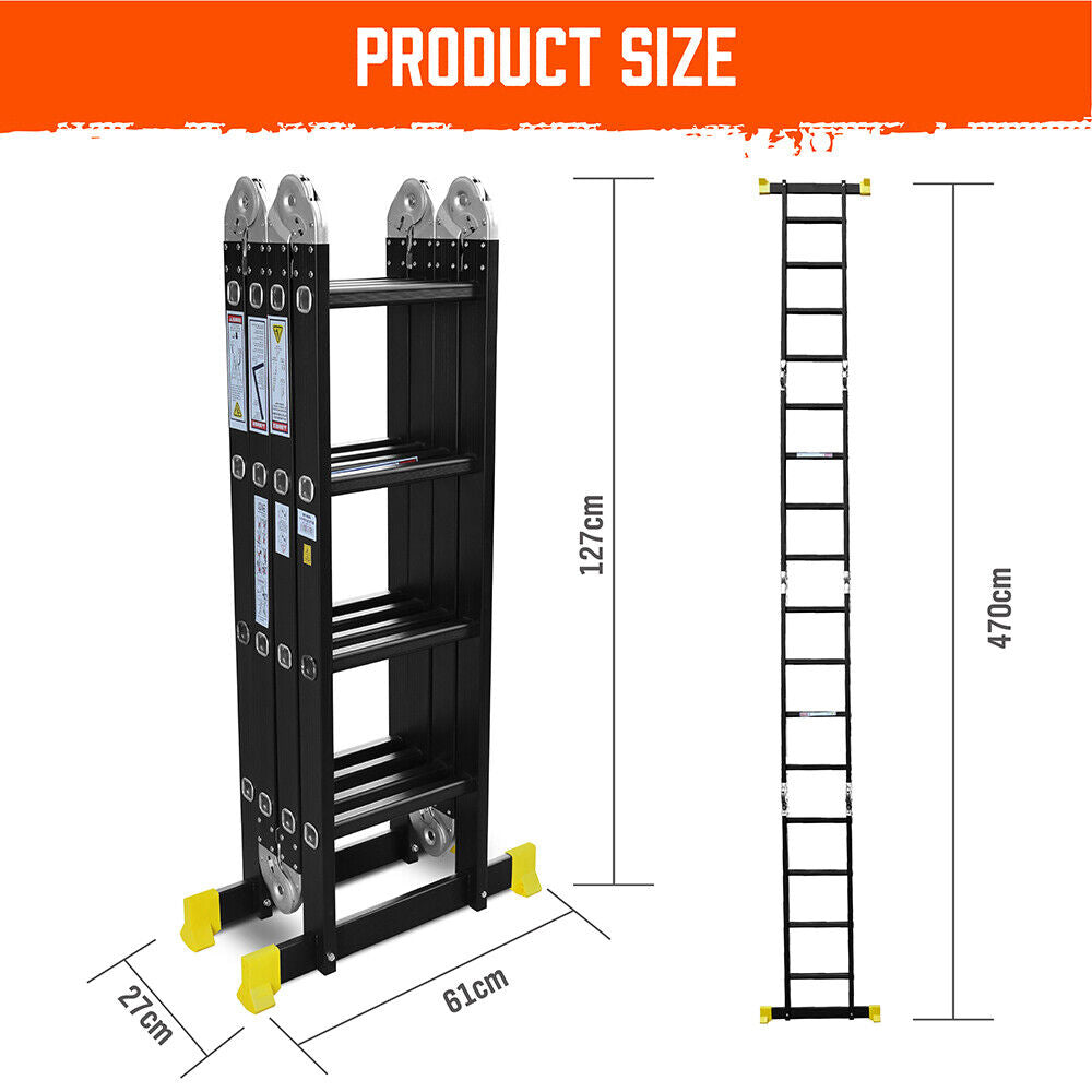4.7m Aluminium Extension Ladder