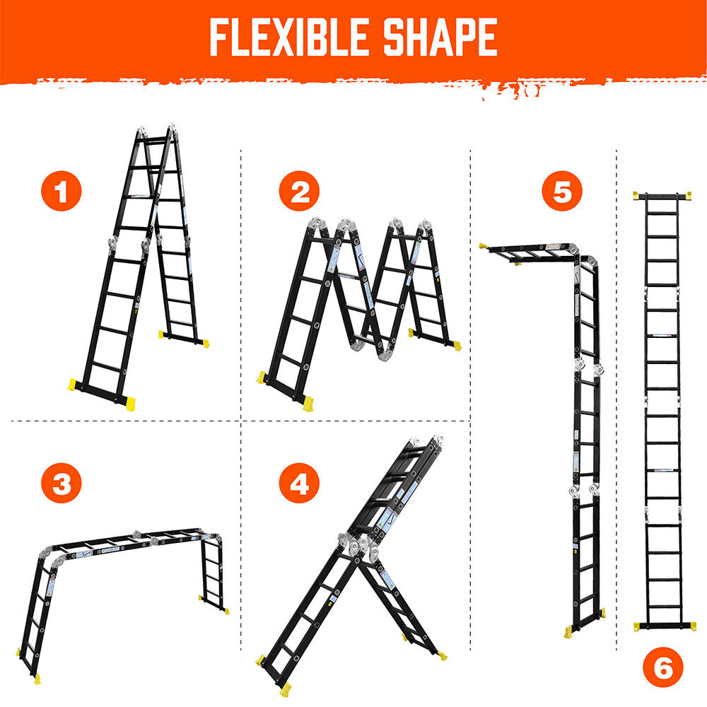 4.7m Aluminium Extension Ladder