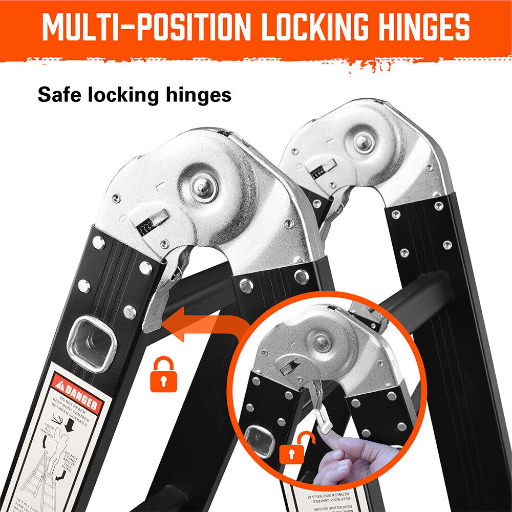 4.7m Aluminium Extension Ladder