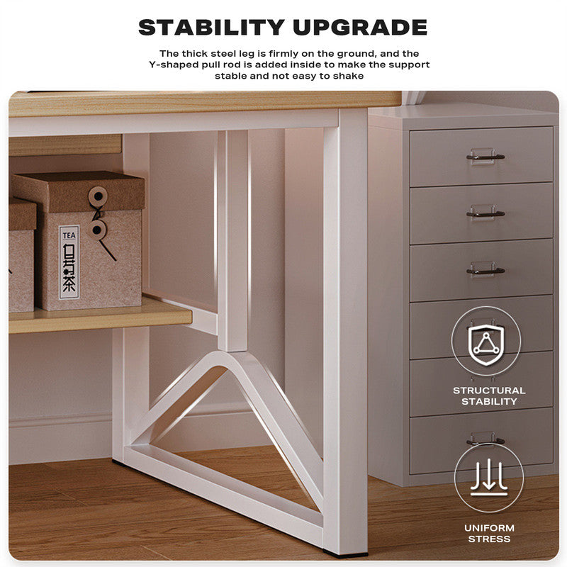 Computer Desk with top shelf 120cm