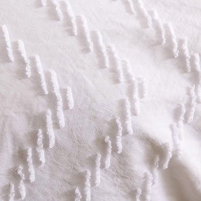 Elisa Gentle Wave Jacquard Duvet Cover King