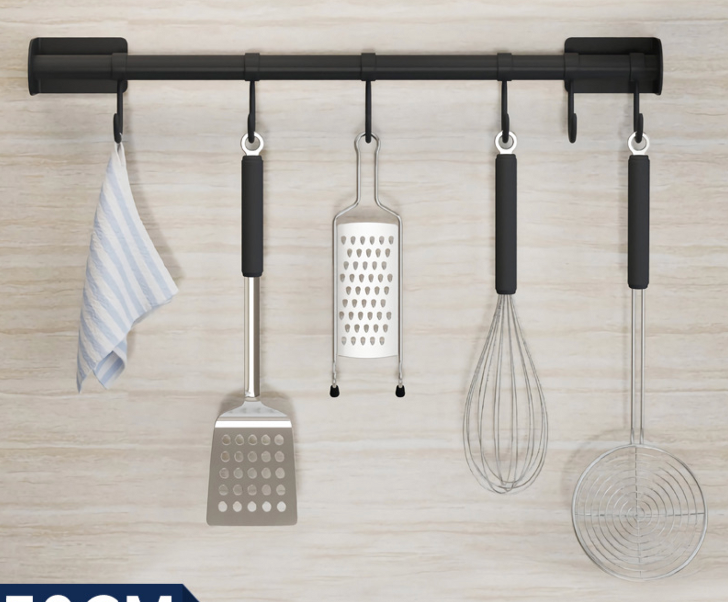Nail-Free Wall Hooks Hanger 40cm