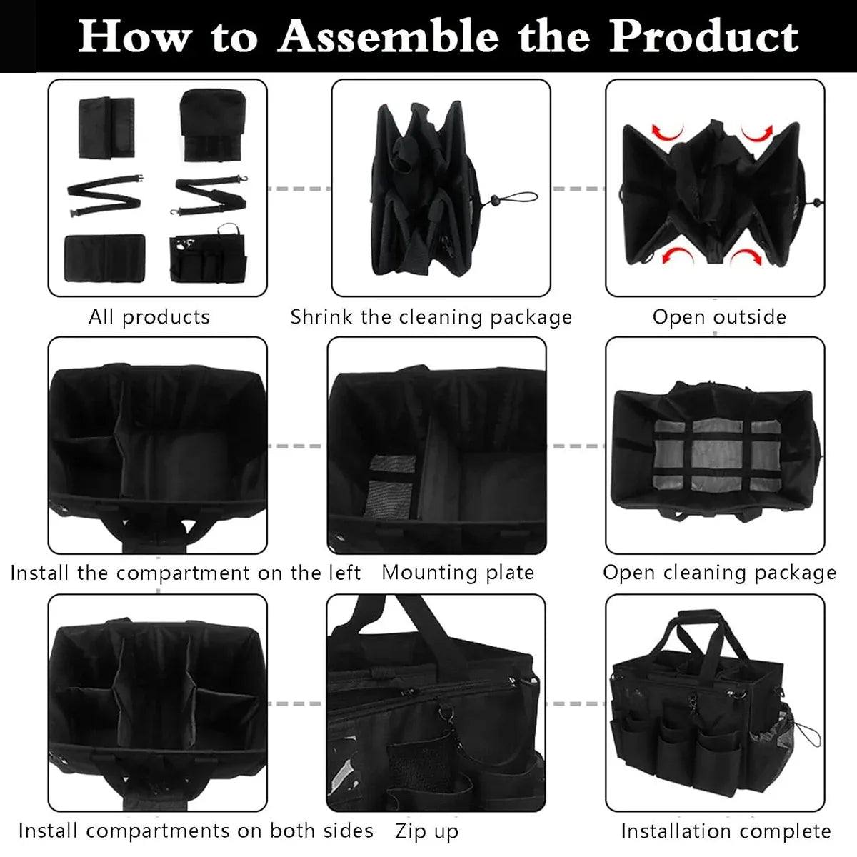 Cleaning Tool Storage Bag
