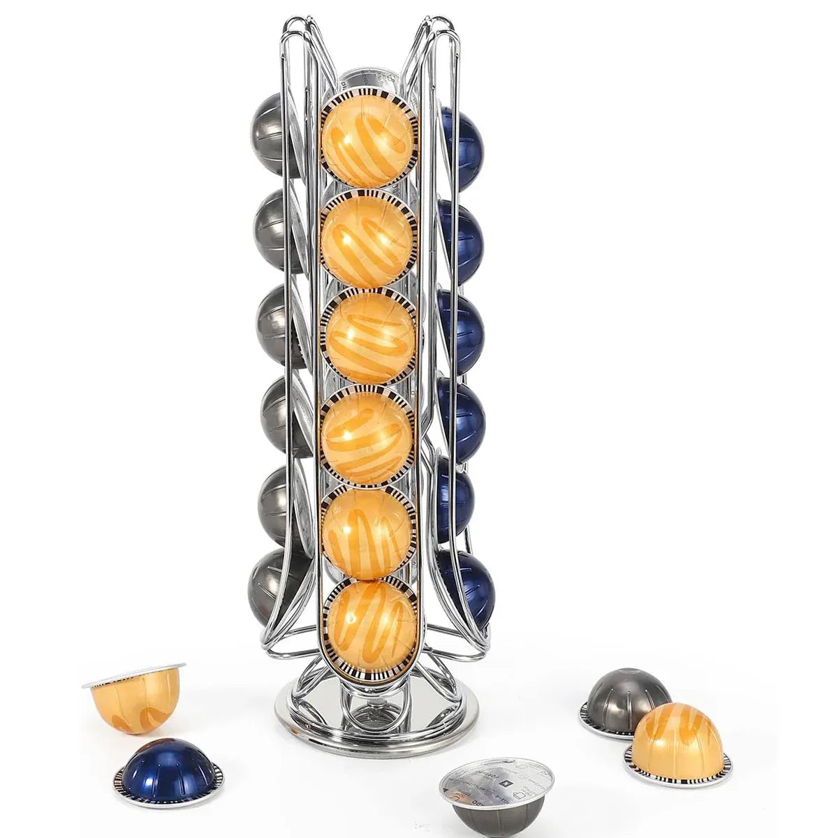 24-Pod Coffee Capsule Holder Rack
