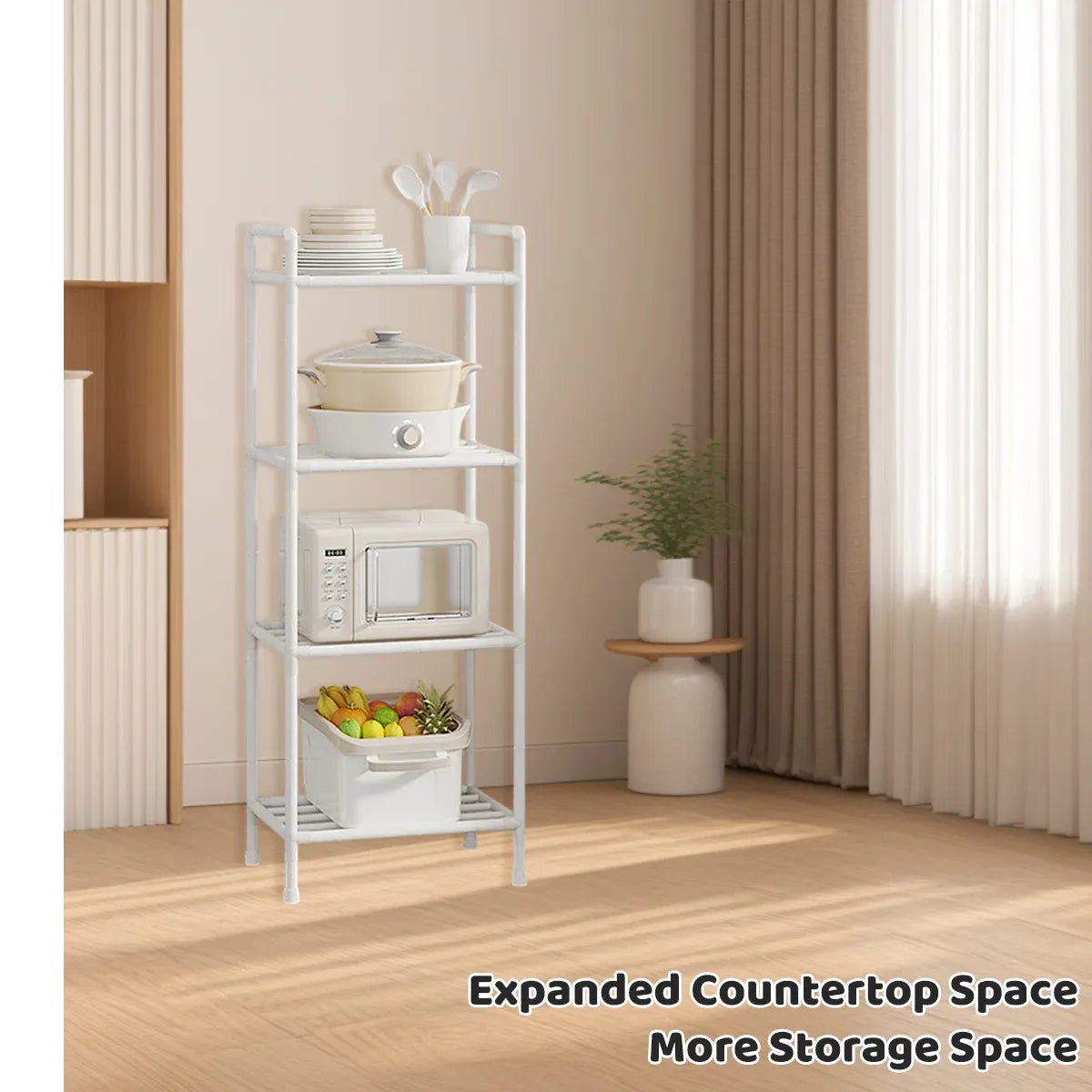 Multi-Layer Kitchen Storage Rack - 38cm