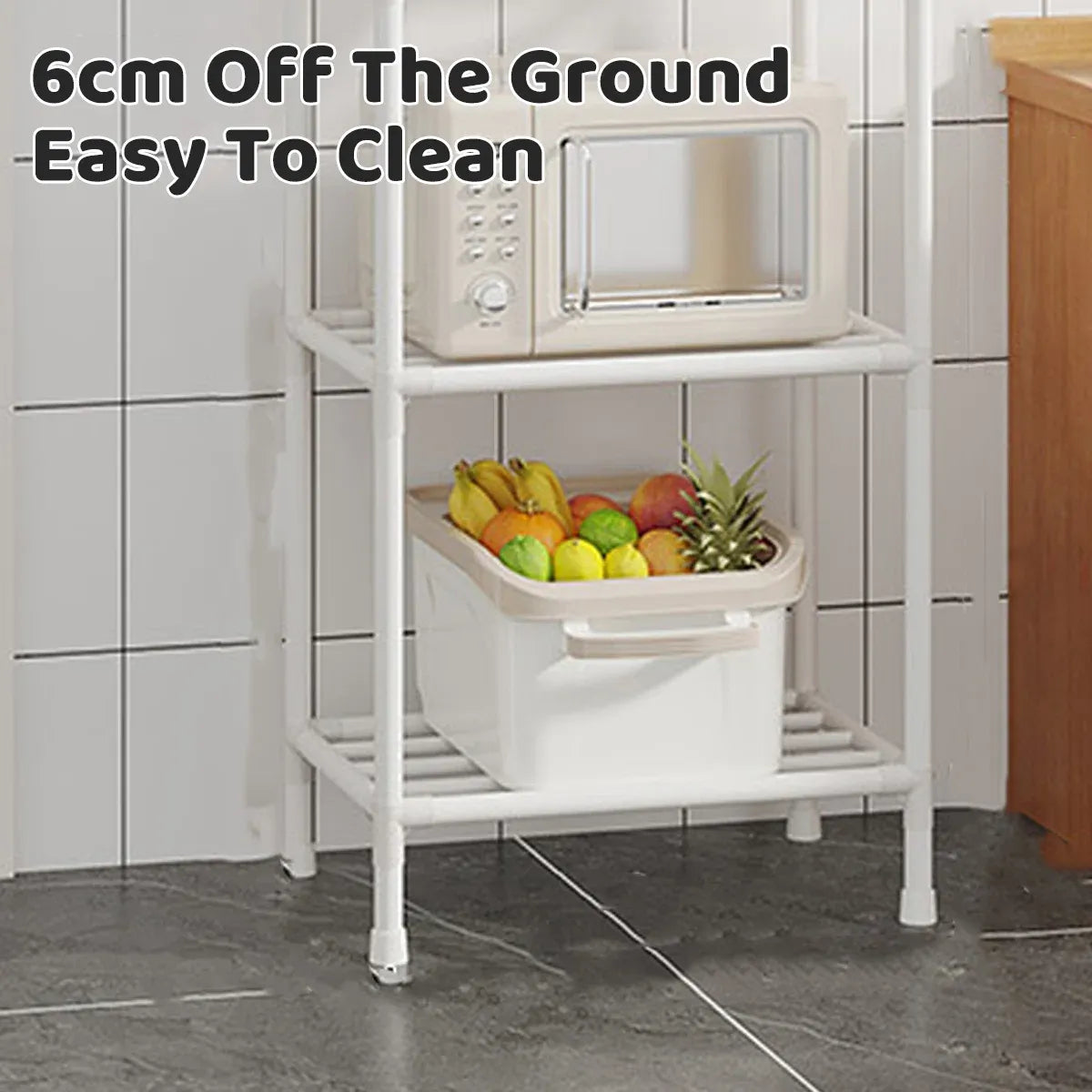 Multi-Layer Kitchen Storage Rack - 38cm