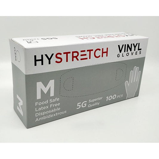 Disposable Vinyl Gloves - 1000 Pack(M)