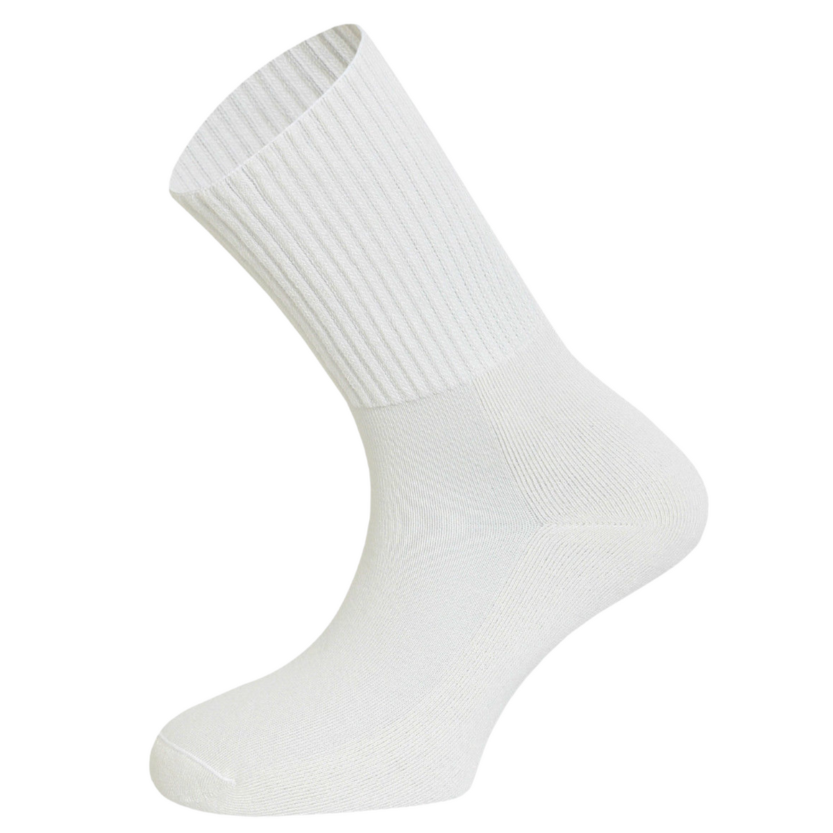 REFLEXA Diabetic Socks Flat Toe Seam Comfort Medical Circulation Health Sock - Natural