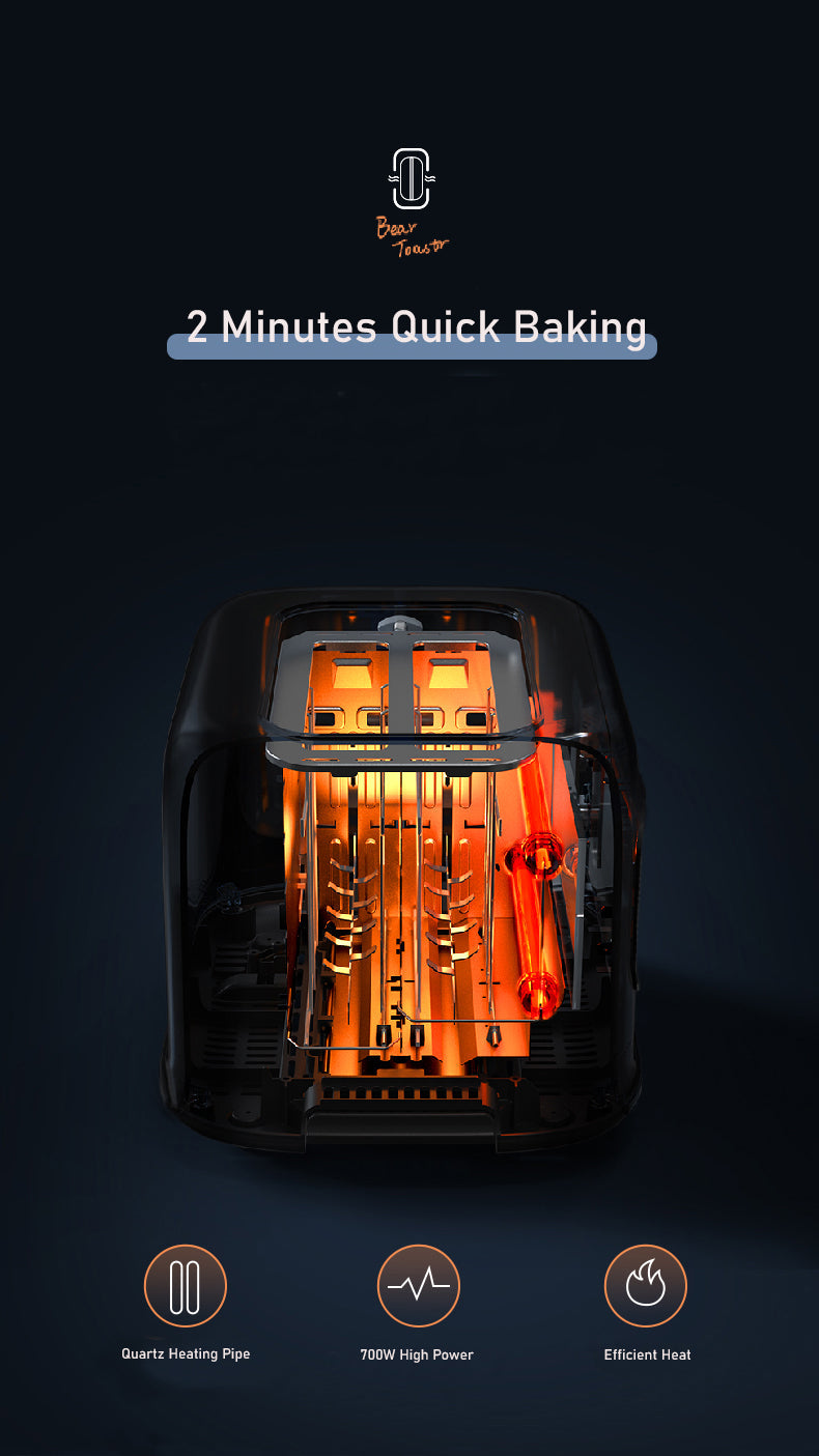 BEAR 2-Slice Toaster