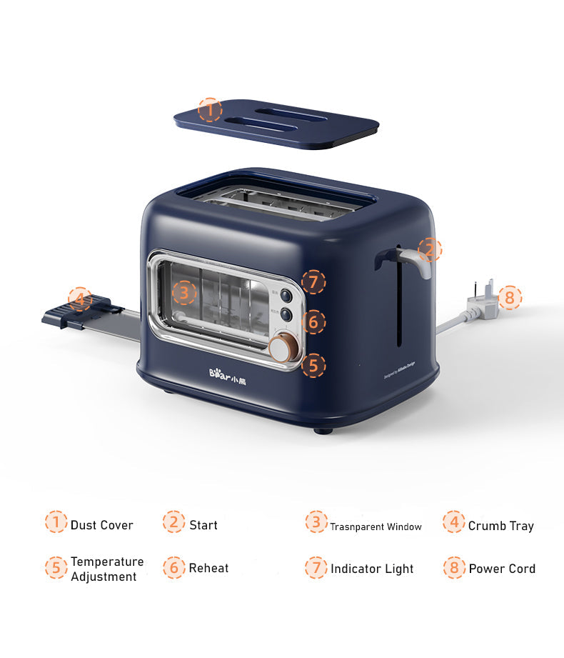 BEAR 2-Slice Toaster