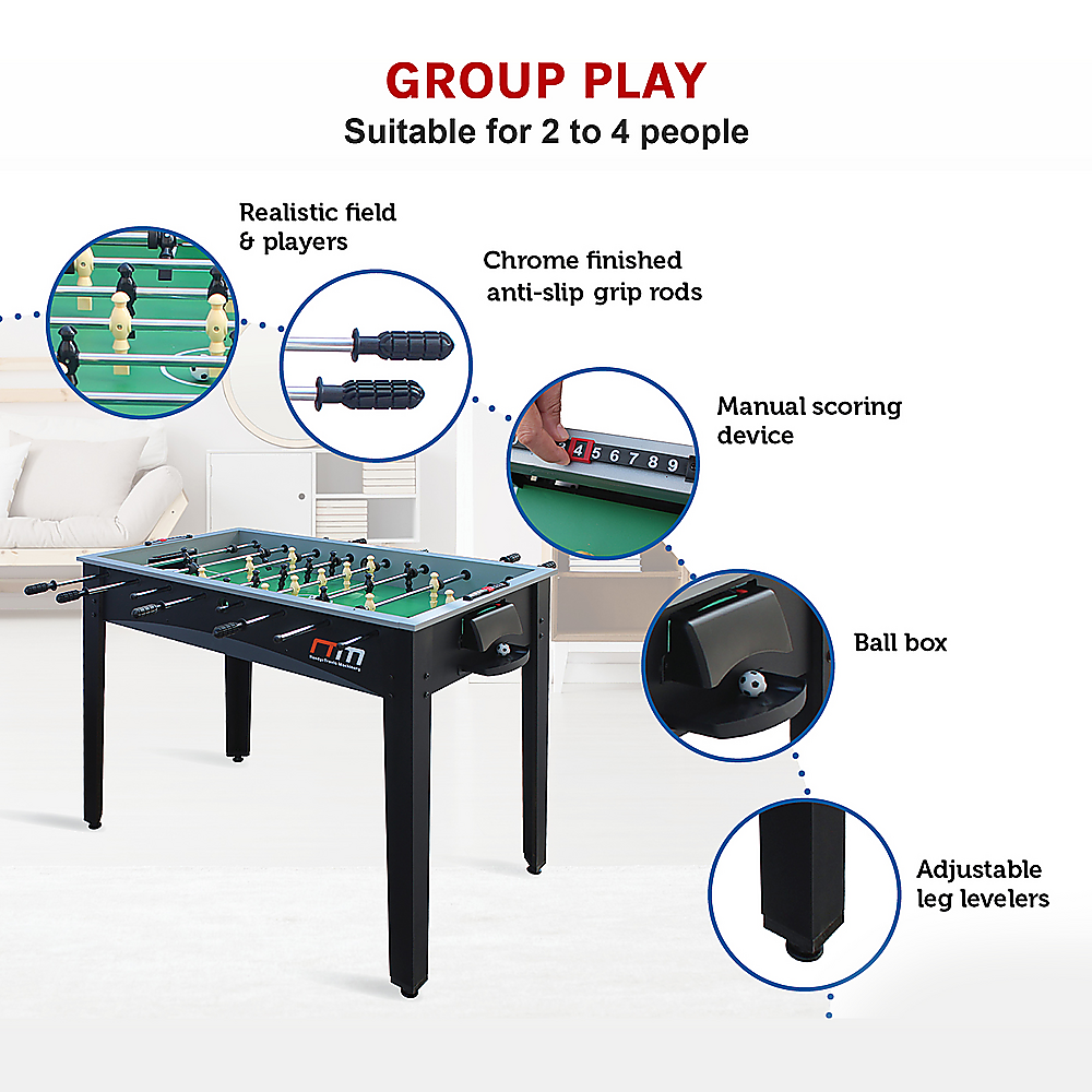 Foosball Soccer Table 4FT Tables Football Game Classic