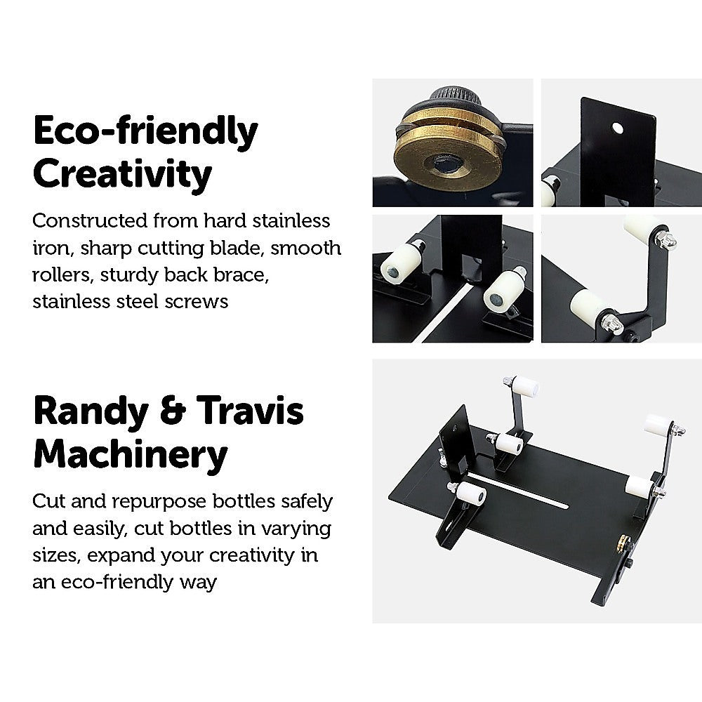 Glass Bottle Cutter Cutting Tool Square & Round Bottle Cutter