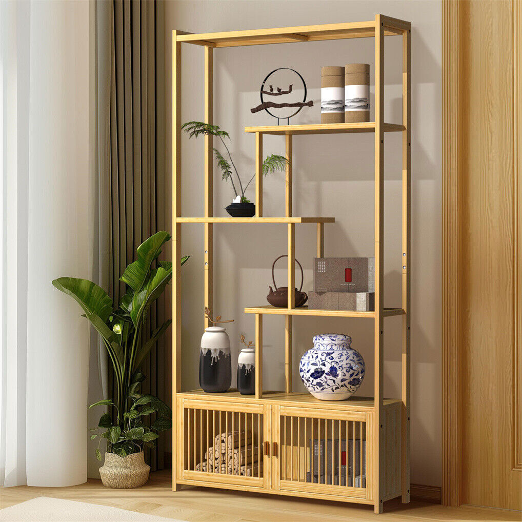 6-Tier Bamboo Storage & Plant Shelf