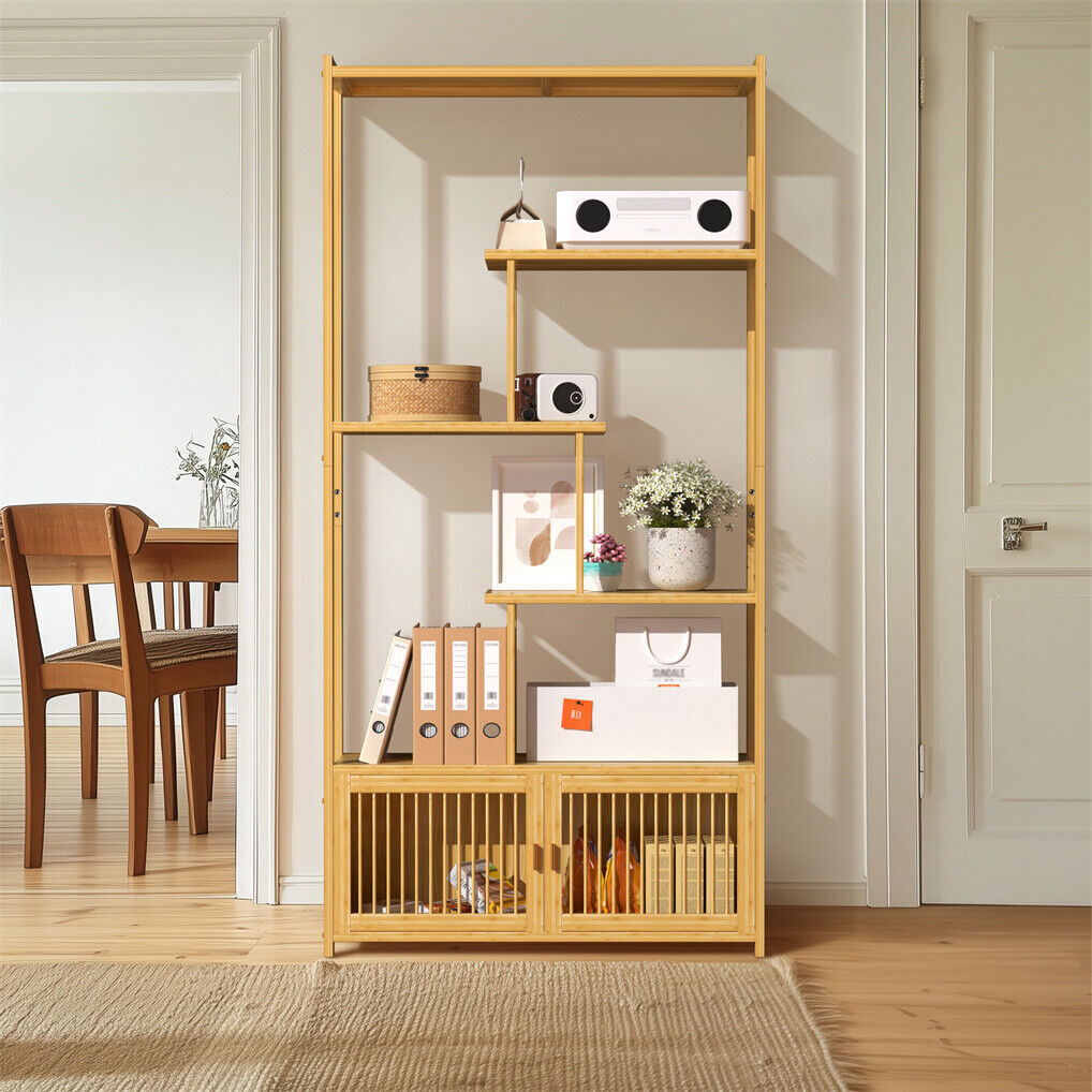 6-Tier Bamboo Storage & Plant Shelf