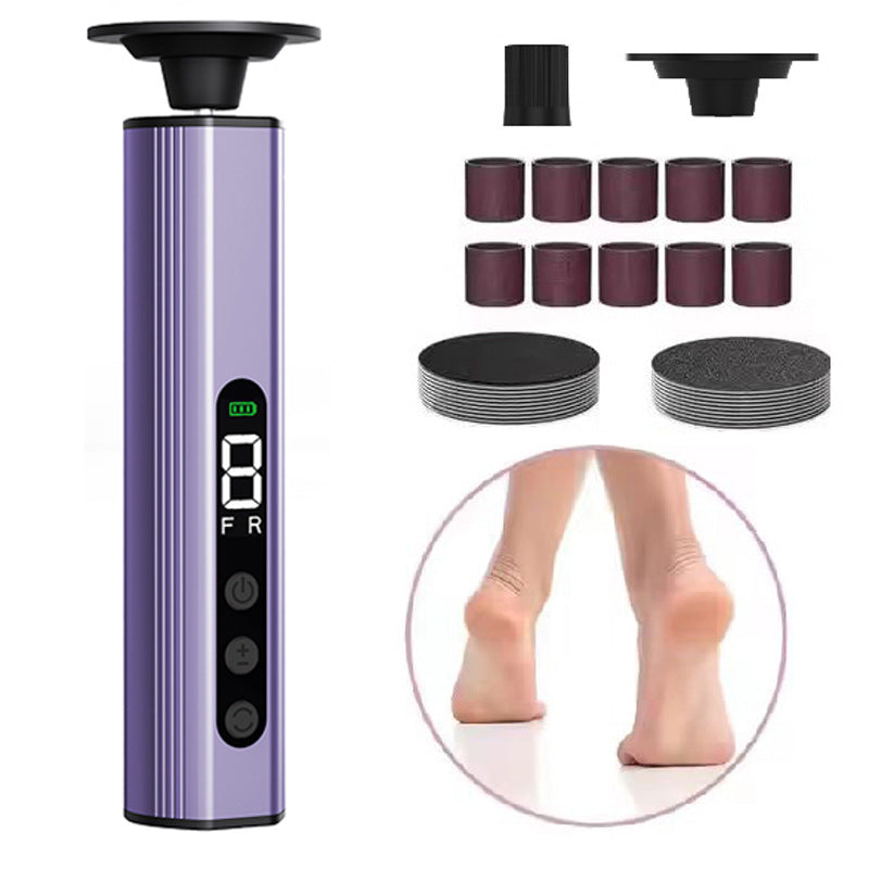 Purple 2-in-1 Electric Foot Callus Remover
