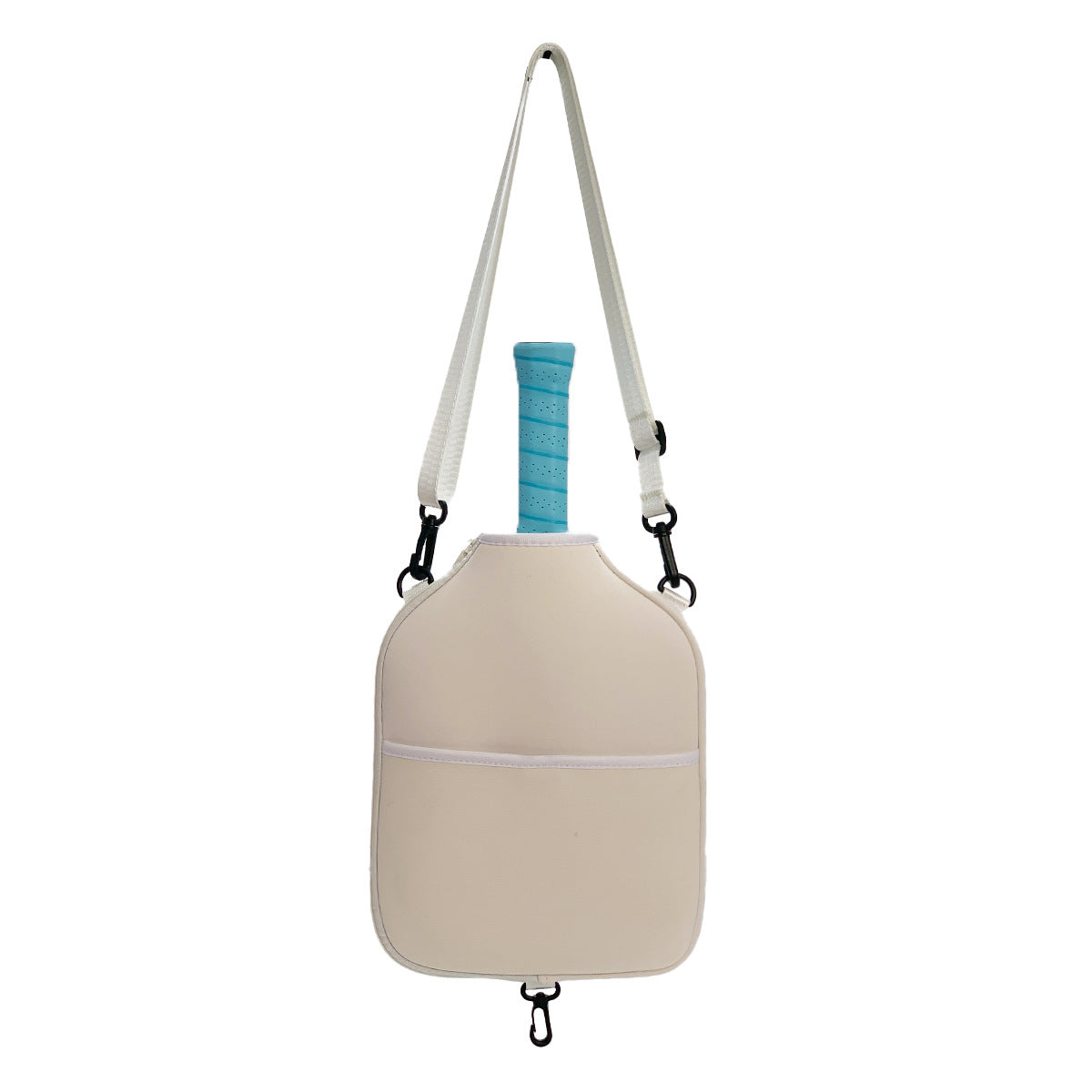SA04 Beige Neoprene Pickleball Paddle Cover (racket not included)